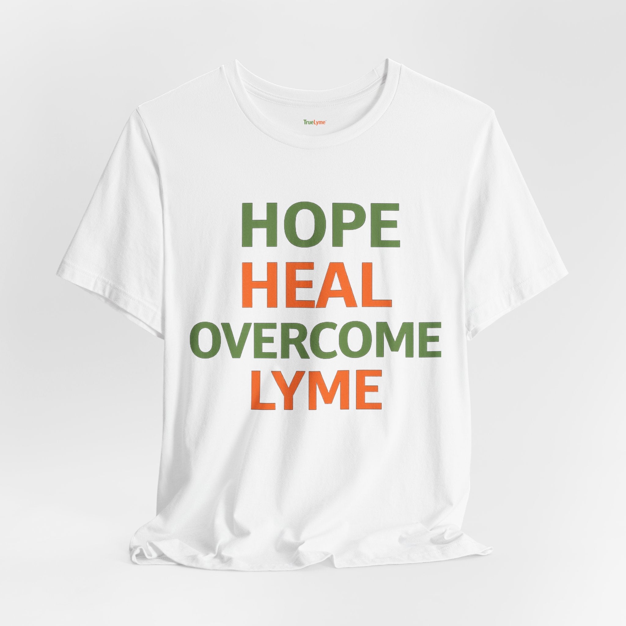 Hope Heal Overcome Lyme-Awareness Support T-shirt
