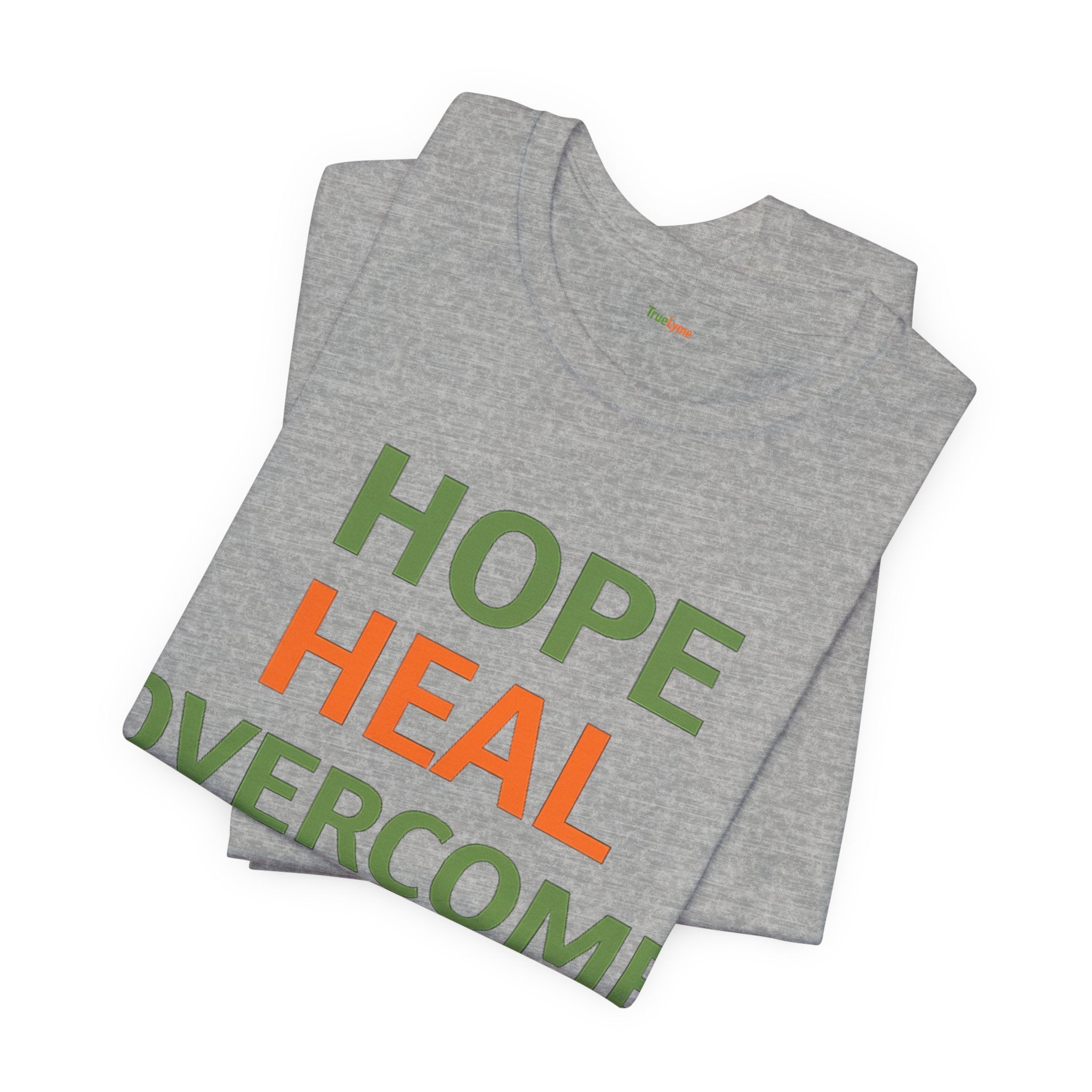 Hope Heal Overcome Lyme-Awareness Support T-shirt