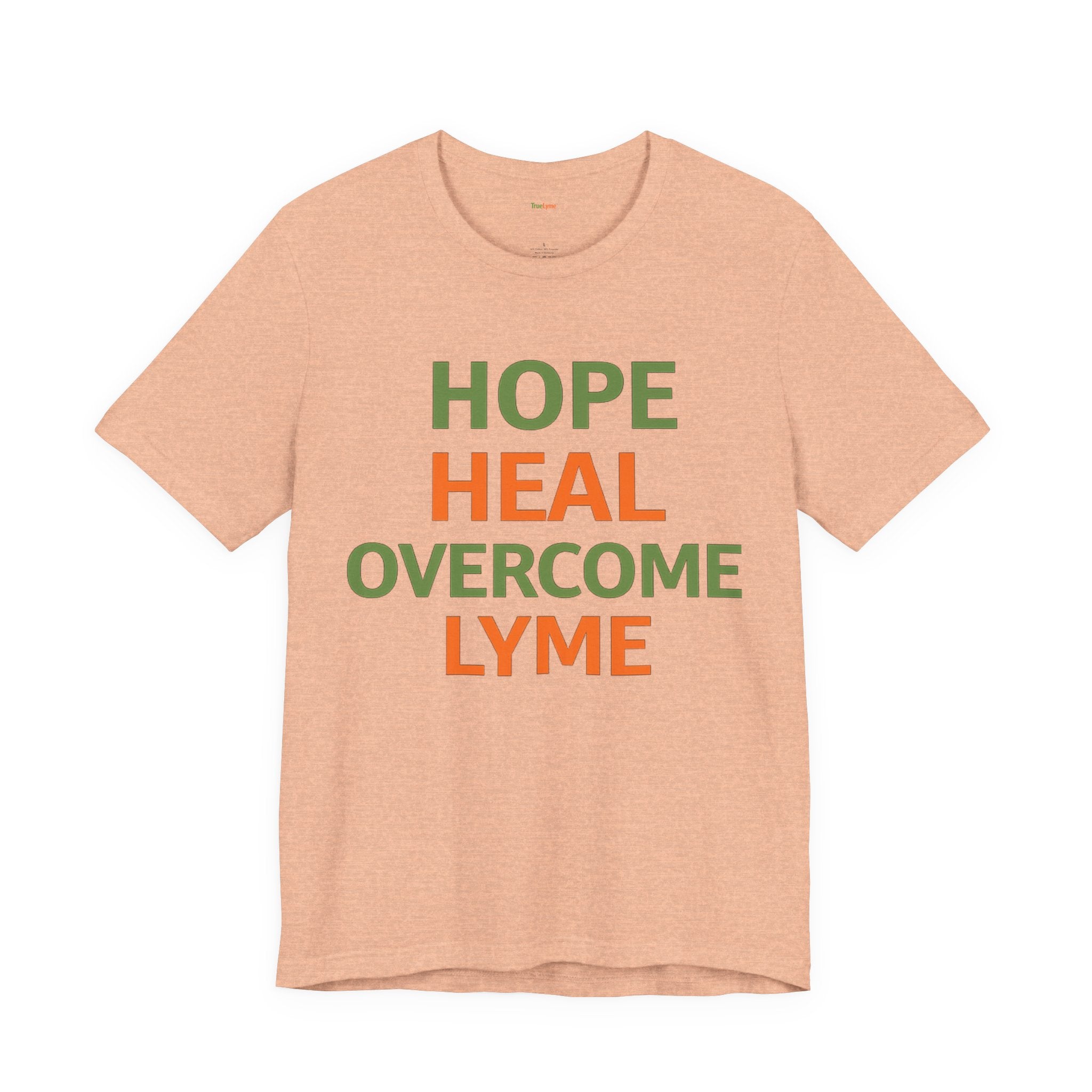 Hope Heal Overcome Lyme-Awareness Support T-shirt