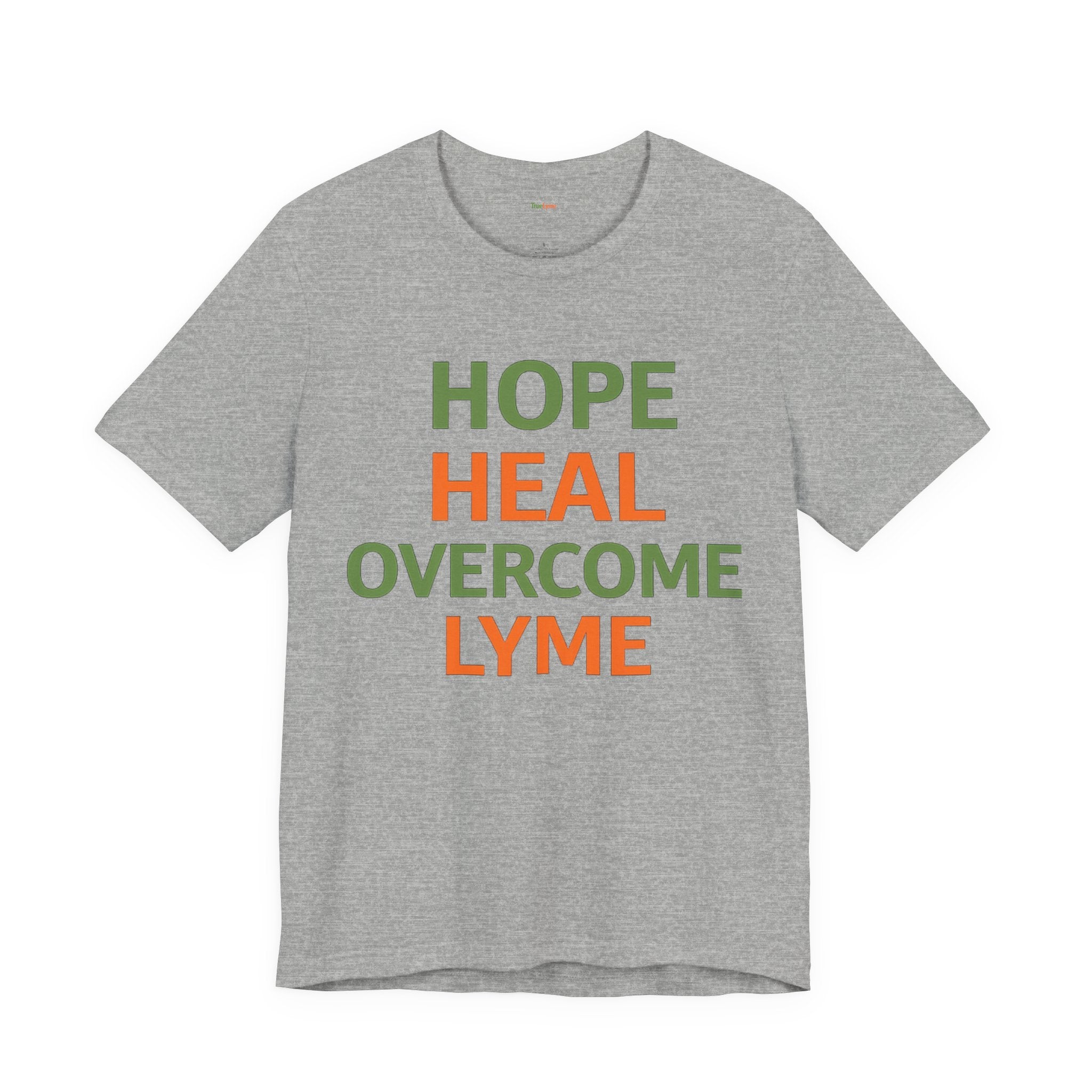 Hope Heal Overcome Lyme-Awareness Support T-shirt