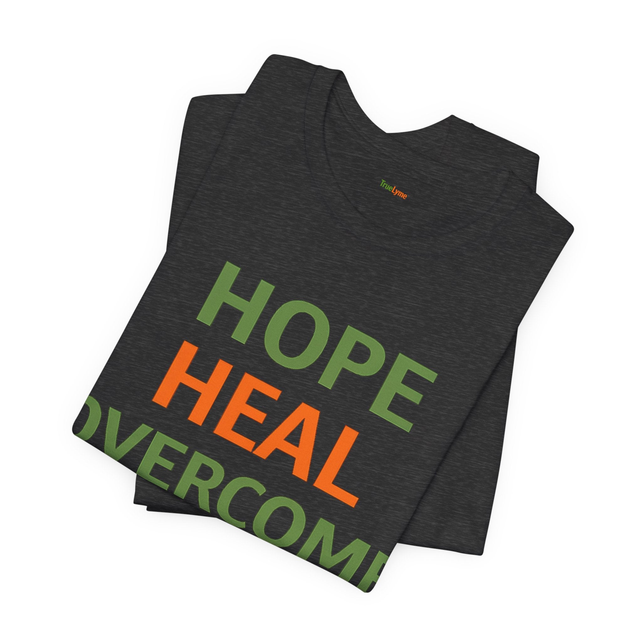 Hope Heal Overcome Lyme-Awareness Support T-shirt