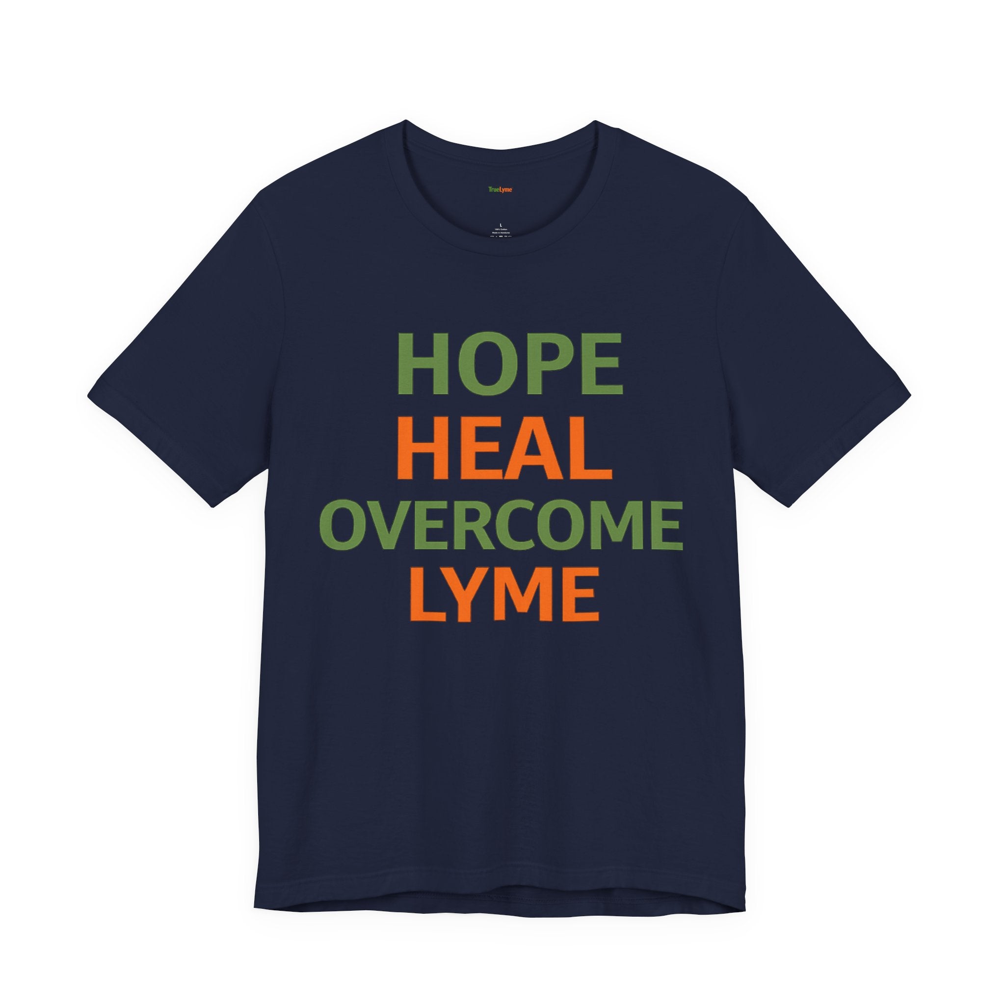 Hope Heal Overcome Lyme-Awareness Support T-shirt
