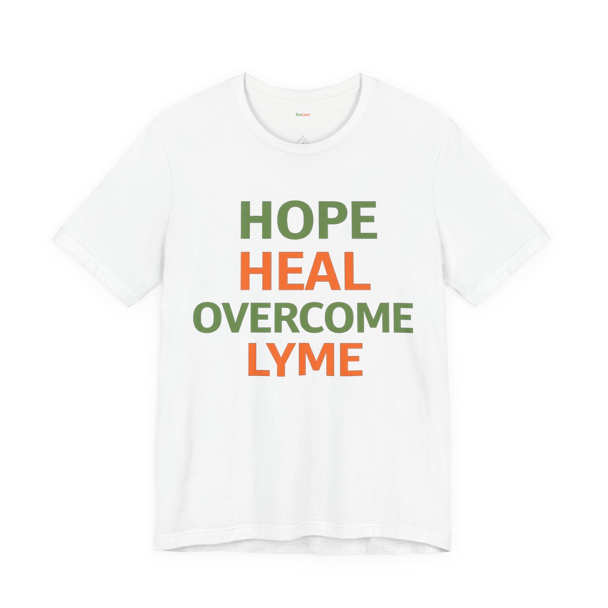 Hope Heal Overcome Lyme-Awareness Support T-shirt