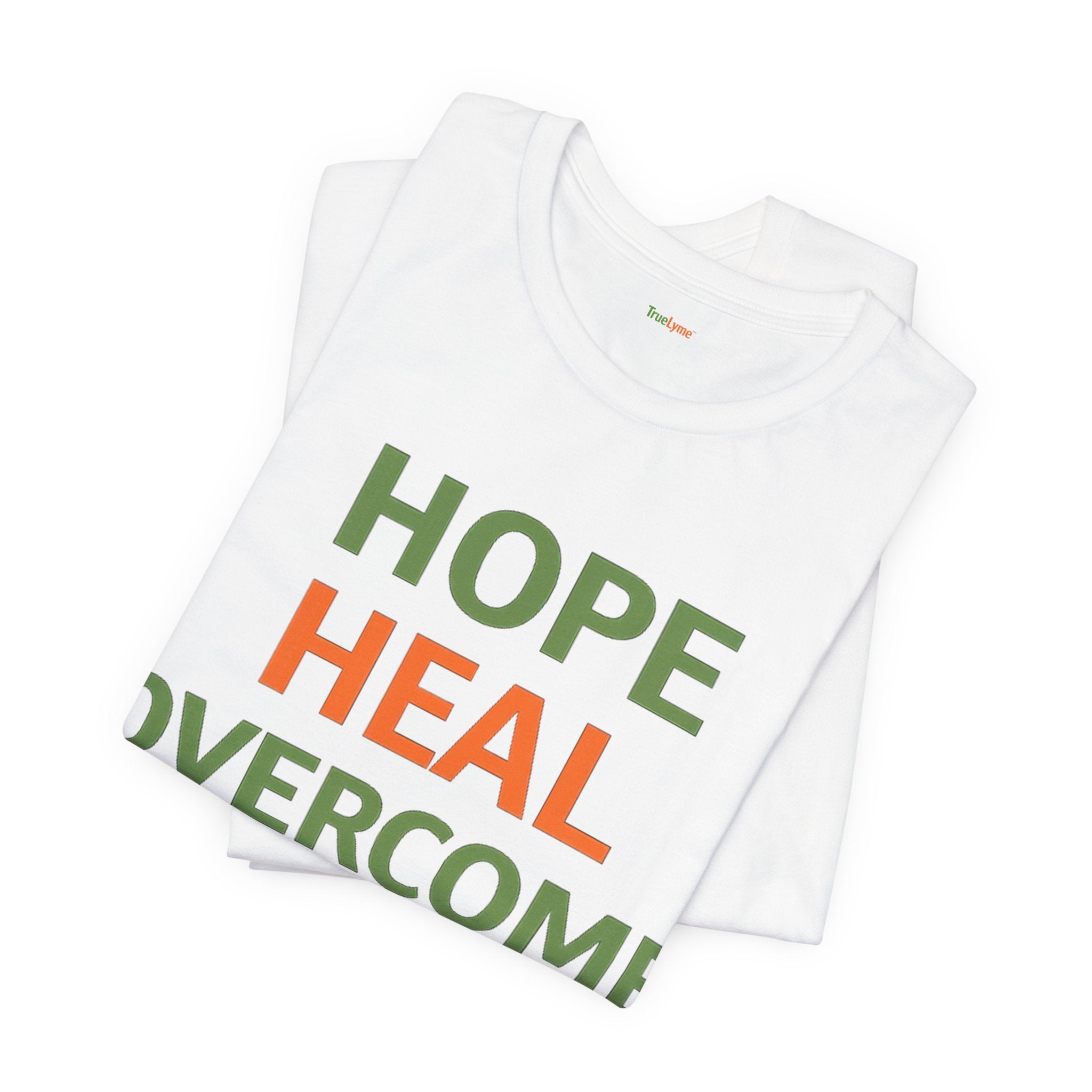 Hope Heal Overcome Lyme-Awareness Support T-shirt