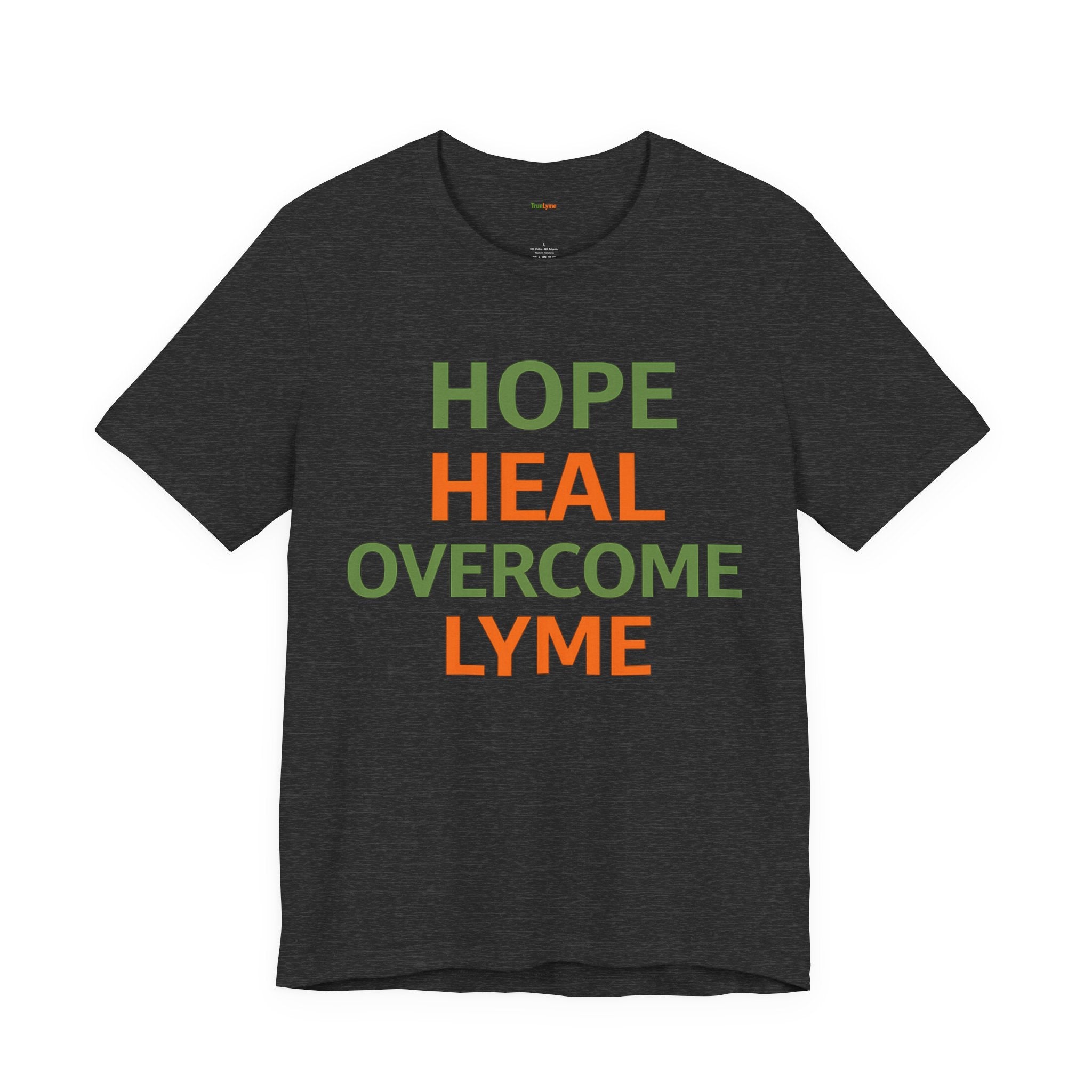 Hope Heal Overcome Lyme-Awareness Support T-shirt