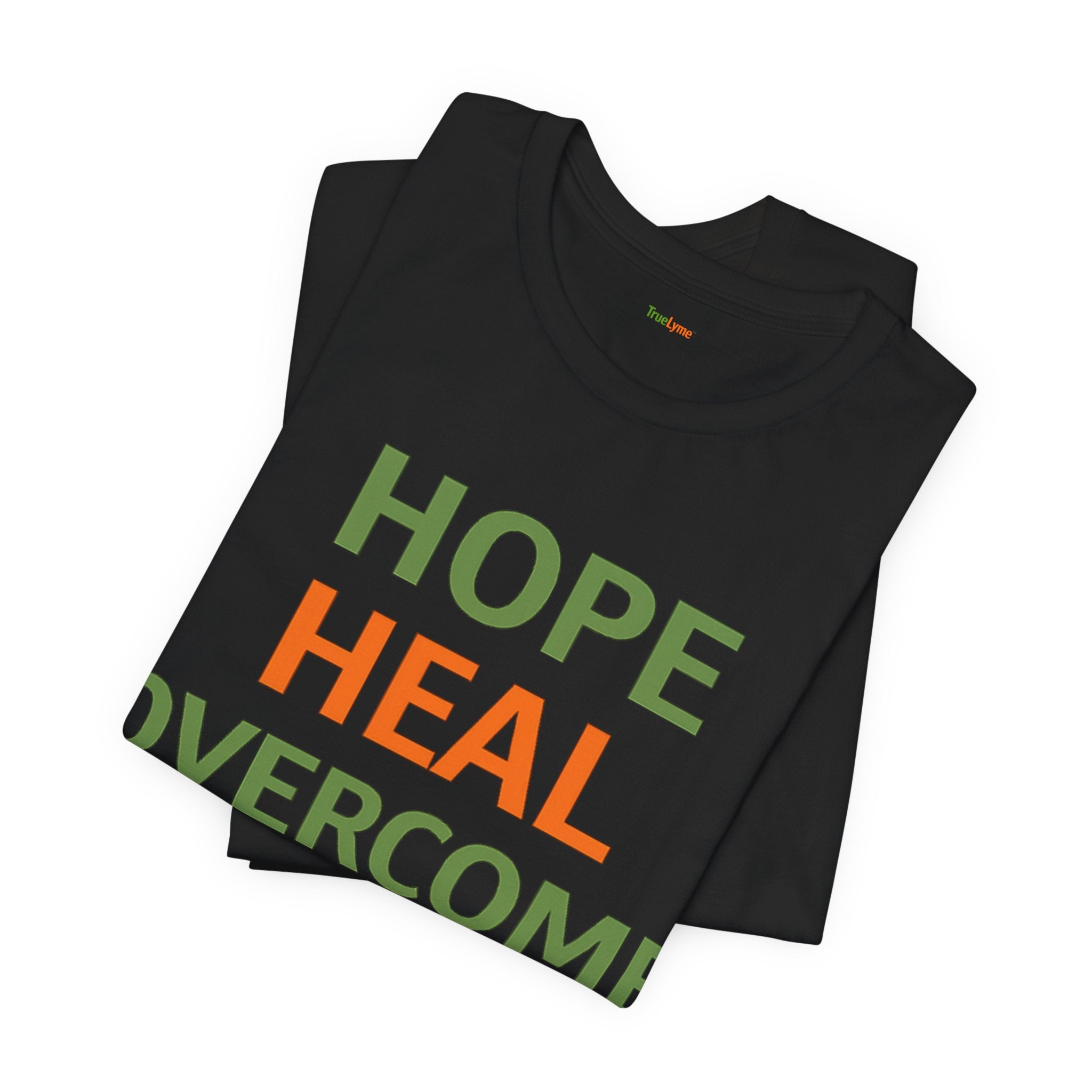 Hope Heal Overcome Lyme-Awareness Support T-shirt