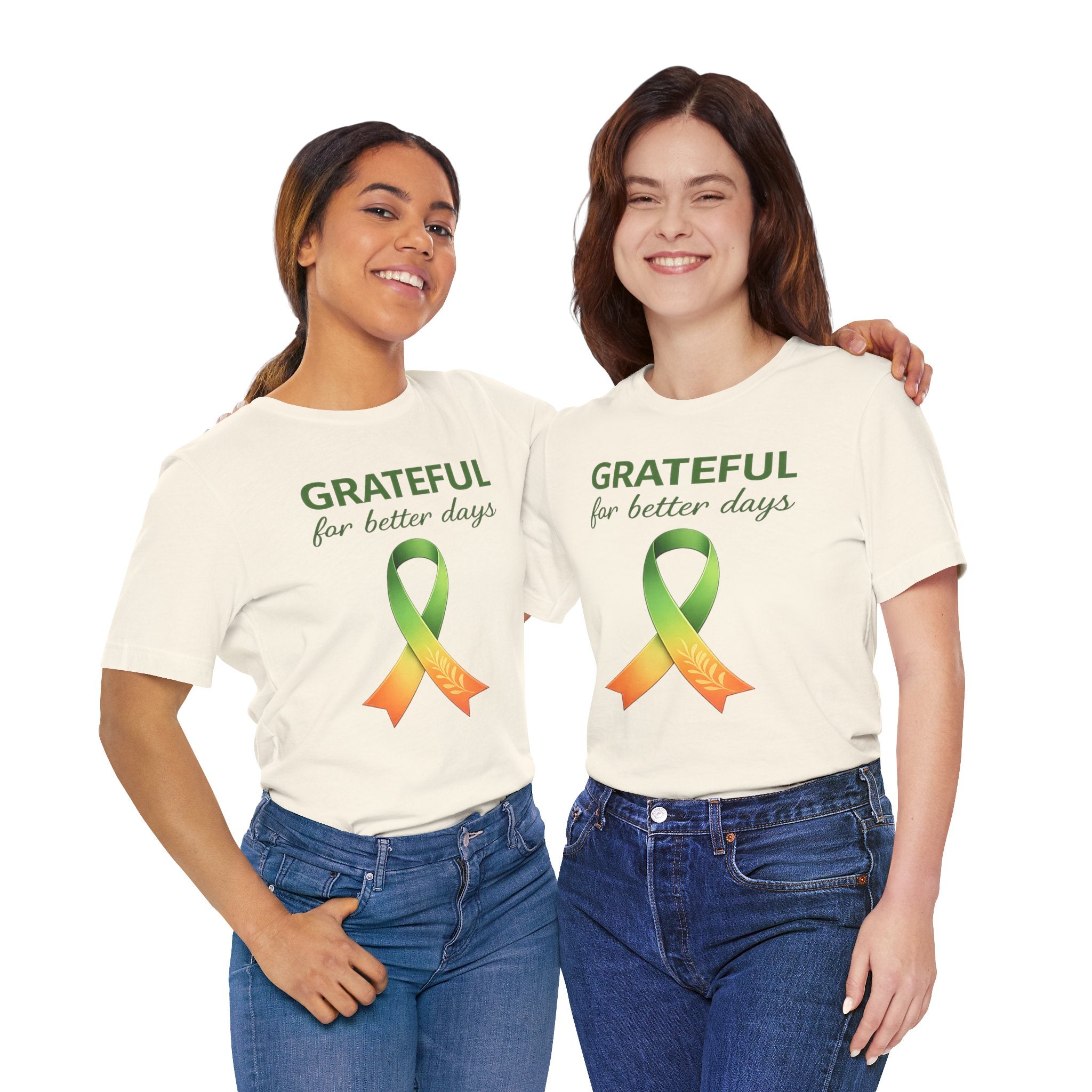 Grateful for Better Days – Lyme Awareness Ribbon T‑Shirt